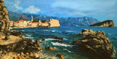 Budva  stari grad, autor Borko Šainović