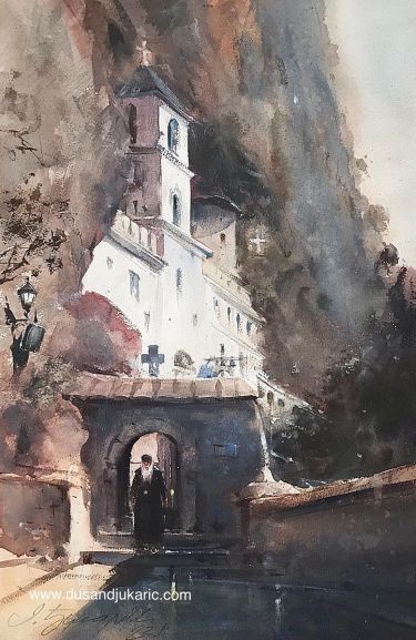 Ostrog manastir autor Djukaric Dusan