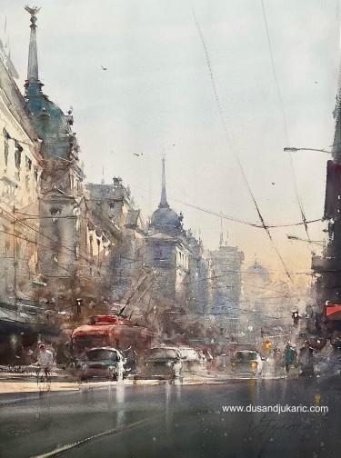 Jutro u ulici kralja Milana, autor Djukaric Dusan