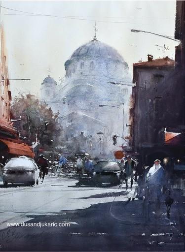 Pogled na Hram, autor Djukaric Dusan