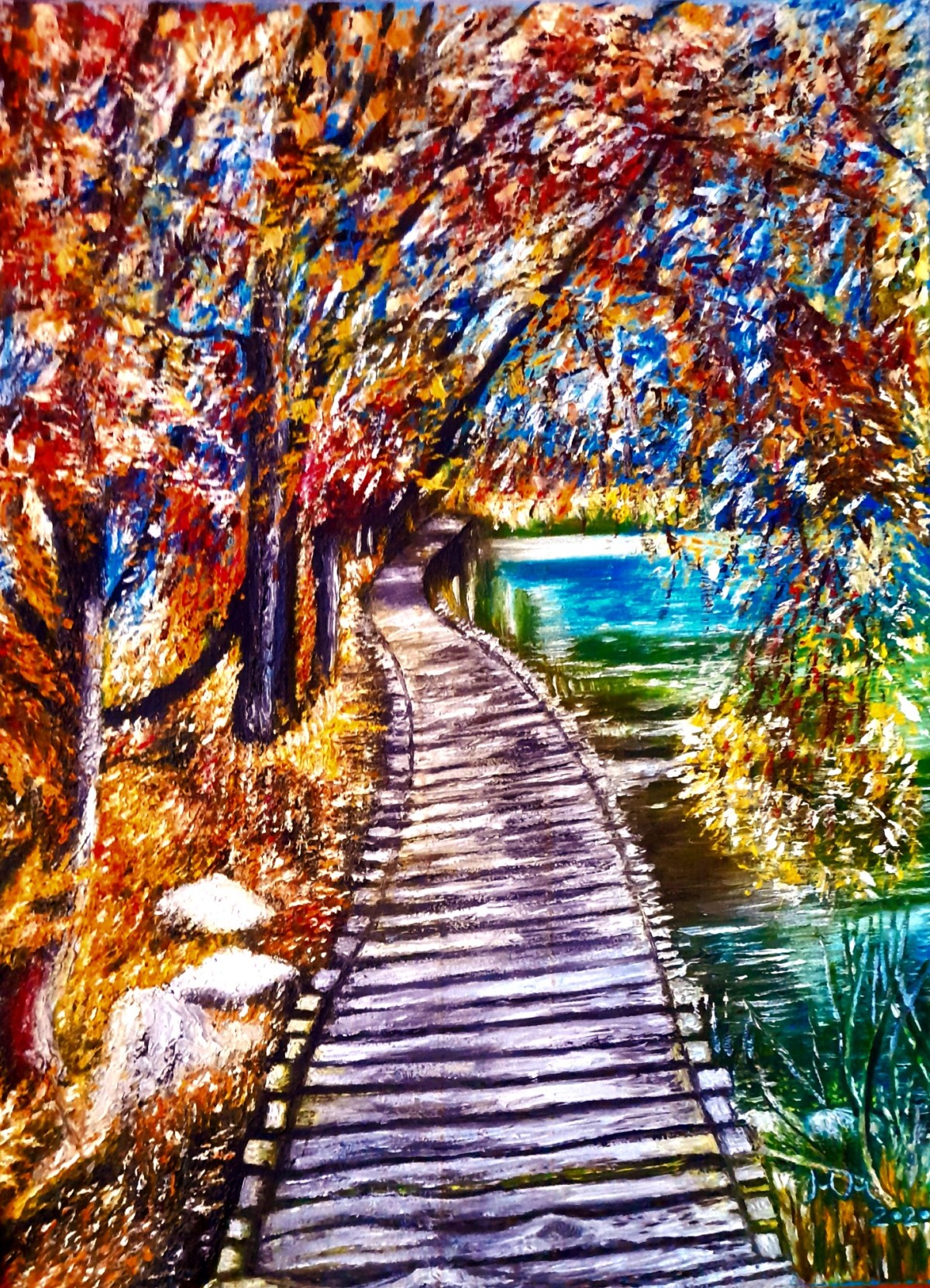 Pesacka staza preko reke