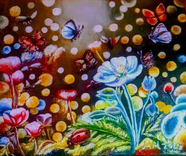 Leptiri u cvecu, autor Marija Mitrovic