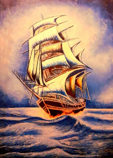 Brod na moru, autor Marija Mitrovic