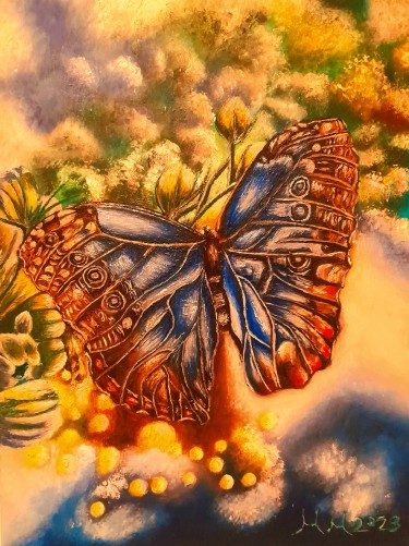 Plavi leptir, autor Marija Mitrovic