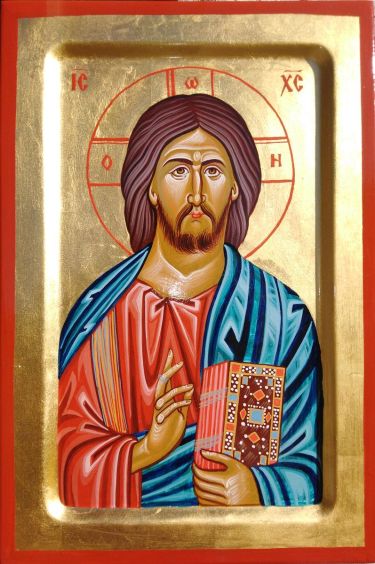 Ikona Isusa Hrista 20x30cm, autor PRAVOSLAVNE IKONE- ikonopisac Miloš Timotijević