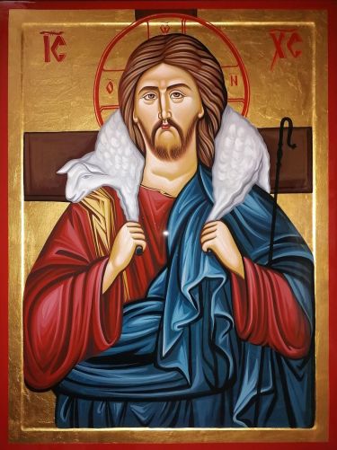 Ikona- Gospod Isus Hristos, dimenzije 60x80 cm by Timotijević Miloš