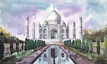 Nebo iznad Tadz Mahala