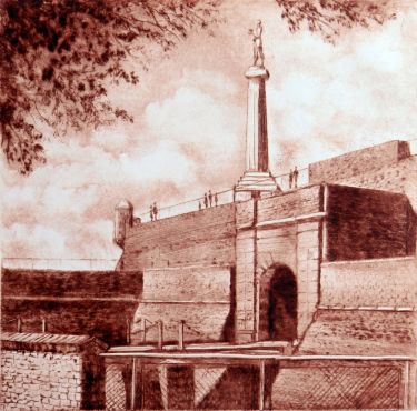 Kalemegdan, spomenik`Pobednik`,Beograd autor Milosevic Predrag Pedja