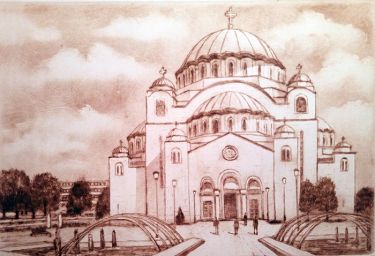 Hram Sv.Save,Beograd autor Milosevic Predrag Pedja