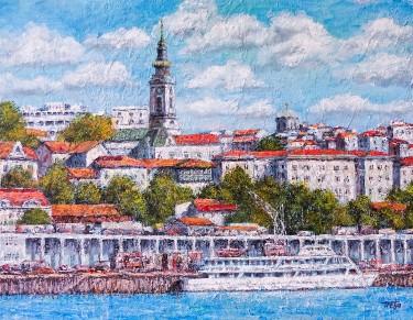 Panorama Beograda, nekada, autor Milošević Predrag Peđa