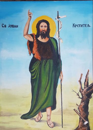 ``Sv. Jovan Krstitelj autor Malbaski Jelena