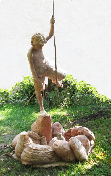 Fontana dečak i žaba autor Šeter Igor