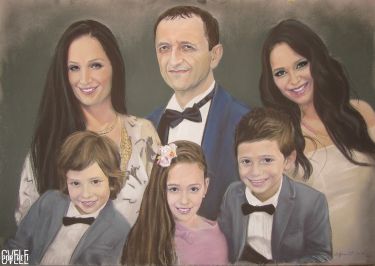 Porodicni portret, , autor PORTRETI CVELE