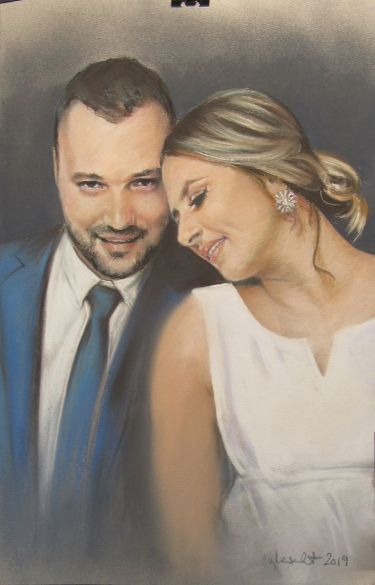 Portret -Poklon za mladence, , autor PORTRETI CVELE