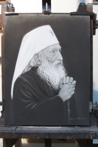 Portret patrijarha Pavla- print na platnu