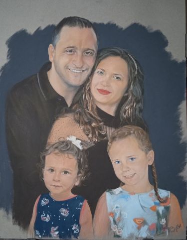 Porodicni portret, , autor PORTRETI CVELE
