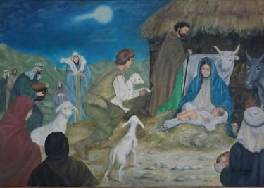 Isusovo rodjenje, autor Klaćik Mira