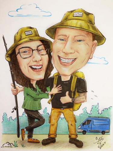 KAMPERI - PORTRET KARIKATURA, autor ĐUKAN ~ KARIKATURE