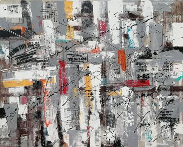 Apstrakcija 27-22, autor Mikovic Damir Art