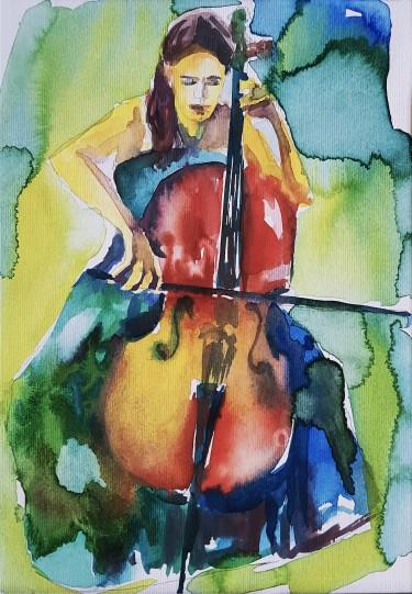 Violončelo, autor Andjela Miloševic