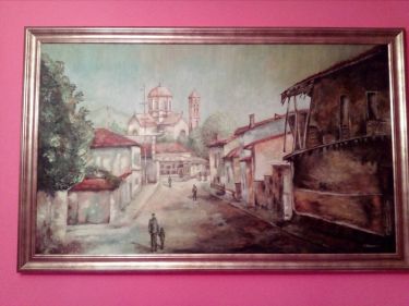 Stara Kosovska Mitrovica sa pogledom na crkvu