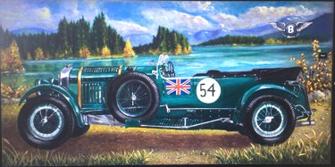 Bentley pored jezera, autor Dobrosavljevic Nino
