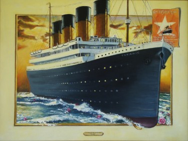 Titanic na sigurnosnom doku, autor Dobrosavljevic Nino