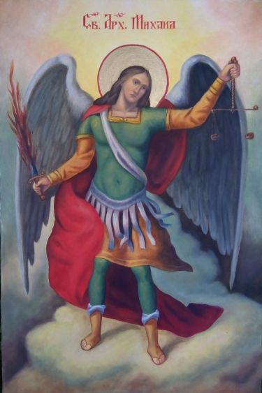 Ikona Sv. Arhangel Mihail, autor Djukic Borisav