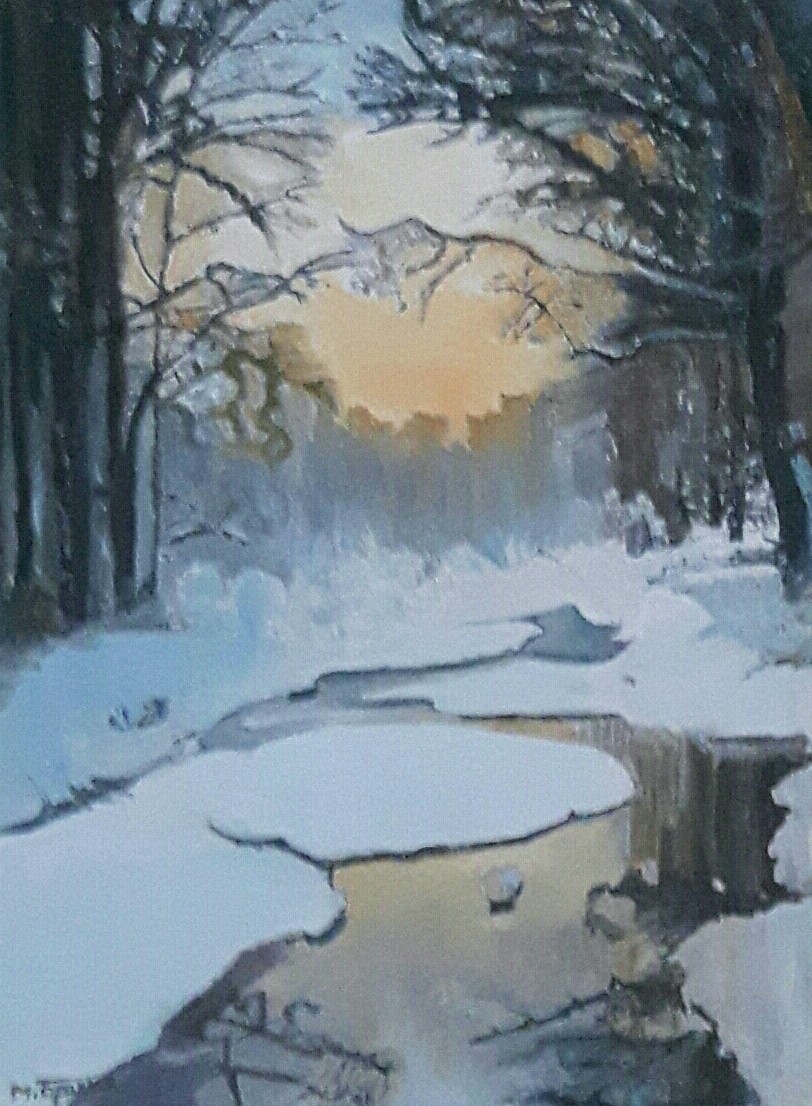 Prelep zimski pejzaz