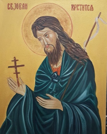Sveti Jovan Krstitelj, autor Vujinović Vesna