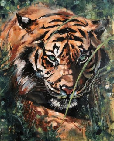 Tigar - ulje na platnu