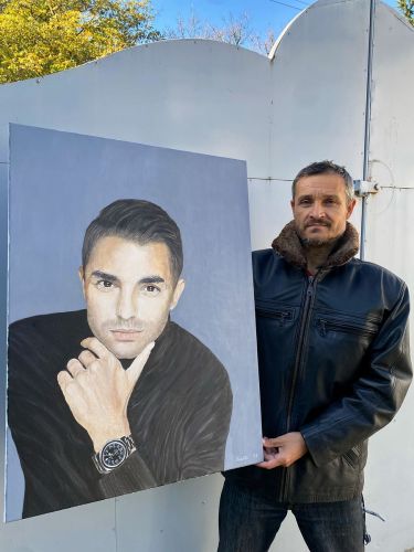 Portret - ulje na platnu, autor Klipa Goran