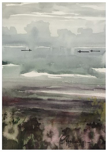 Dunavski pejzaz, autor Spasojevic Ognjen