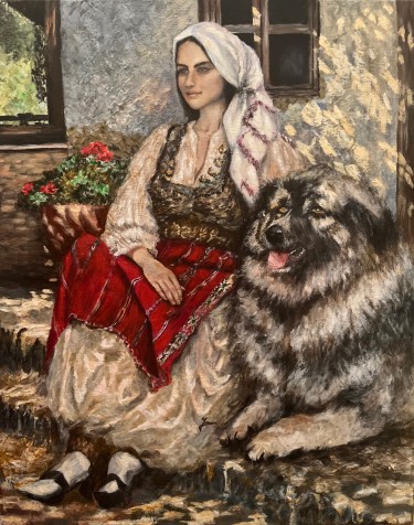 Prizrenka sa Šarplanincem, autor Jelena Tankosic