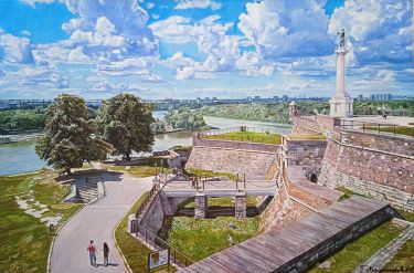 Pogled na Kalemegdan