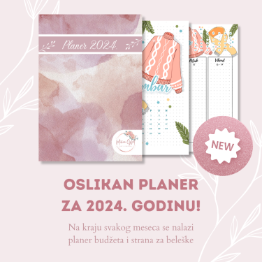 Ilustrovan planer 2024., autor Milica Grba Mojsilović