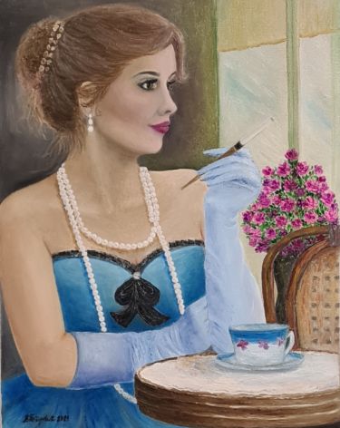 dama u plavom autor Petrovic Vesna