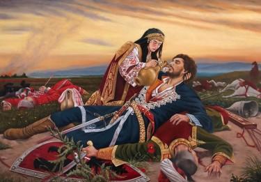Kosovka devojka, autor Barbek Bojan
