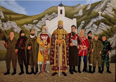 Српски ратници, autor Barbek Bojan