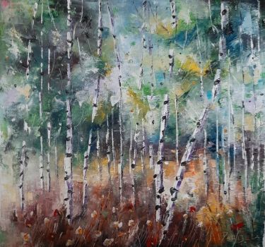 Šuma breza 1, autor Artium paintings
