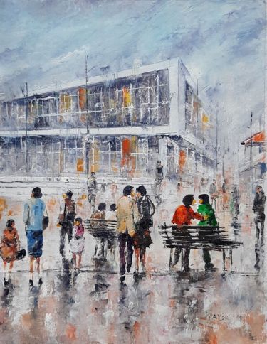 Čačak, Dom kulture, autor Artium paintings
