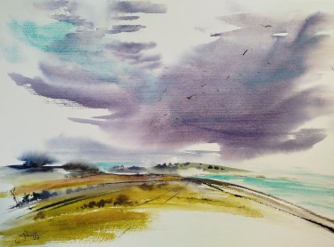 Watercolor Landscape 2, autor Godnič Bakoš Žanet