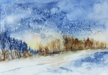 Winter Landscape VI autor Godnič Bakoš Žanet