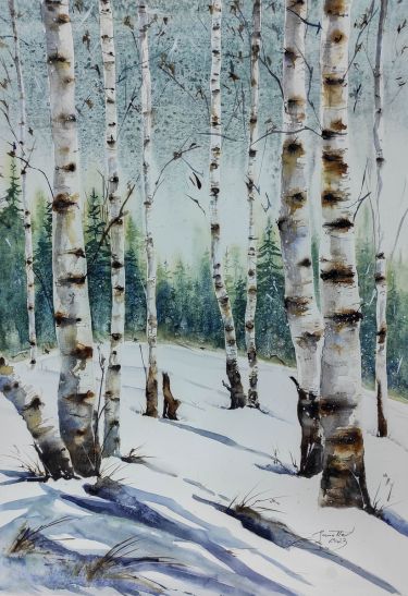 Winter Forest autor Godnič Bakoš Žanet