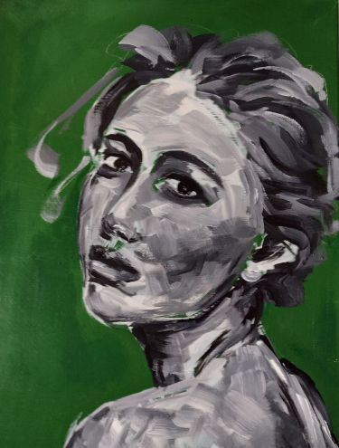 Zeleni portret autor Midorovic Biljana