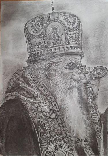 Vladika Amfilohije, autor Jerkovic Dragana