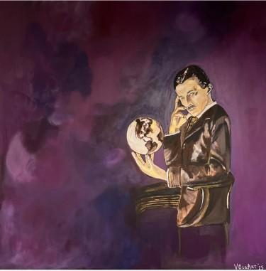 Nikola Tesla workart, autor VOlgArt  Olga Vujčić