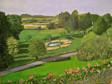 Pogled na park autor Nedovic Ljubica