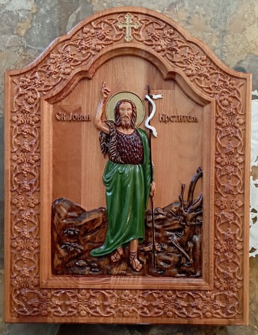 Ikona Sv Jovan Krstitelj, autor Danijela Markovic