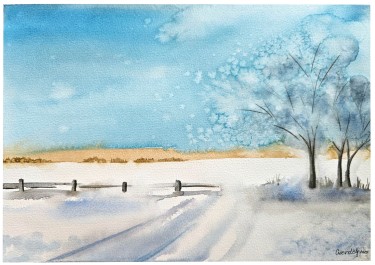 ZIMSKO JUTRO, autor Danijela Cverdelj